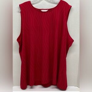 2 for $10   2x red sleeveless tops